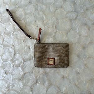 Snakeskin Dooney & Bourke Card Wristlet